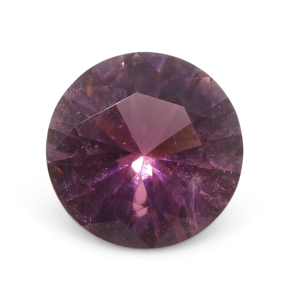 1.3ct Round Pink Tourmaline from Brazil For Sale 3