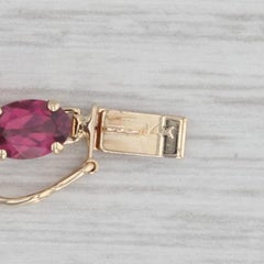 13ctw Rhodolite Garnet Tennis Bracelet 14k Yellow Gold 6.5" 4.2mm