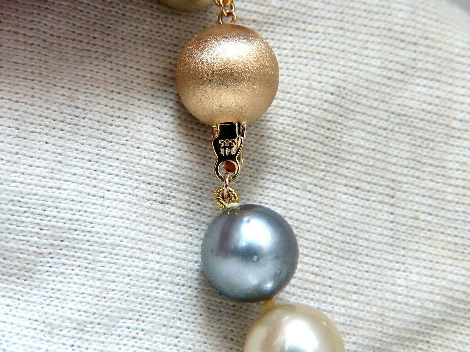 peacock tahitian pearl necklace