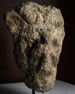 13th Century Stone Fountainhead Depicting Cross