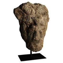 13th Century Stone Fountainhead Depicting Cross