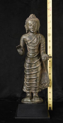 13thC Burmese Buddha Pagan Buddha with Ava Influence. Formidable, Charismatic