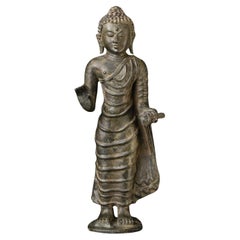 13thC Burmese Buddha Pagan Buddha with Ava Influence. Formidable, Charismatic