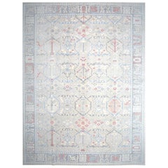 13x16 Hand-Loomed Turkish Oushak Area Rug