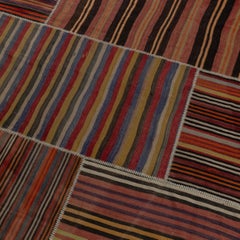 13x19.4 ft Adjustable Size Vintage Turkish Patchwork Rug, Overize Kilim Carpet