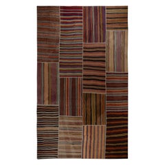 13x19.4 ft Adjustable Size Vintage Turkish Patchwork Rug, Overize Kilim Carpet