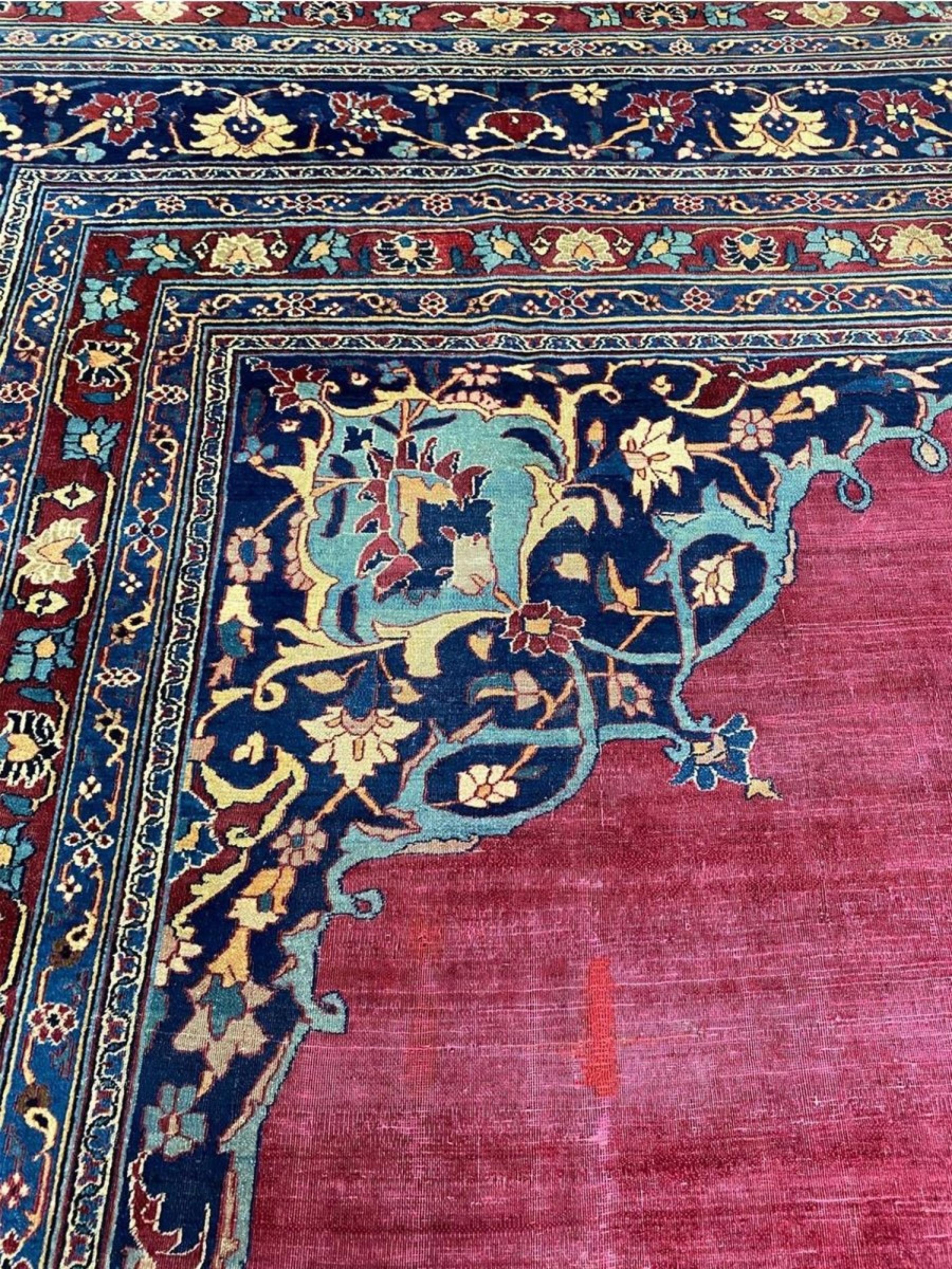 13x20 Antique Khorassan Area Rug en vente 4