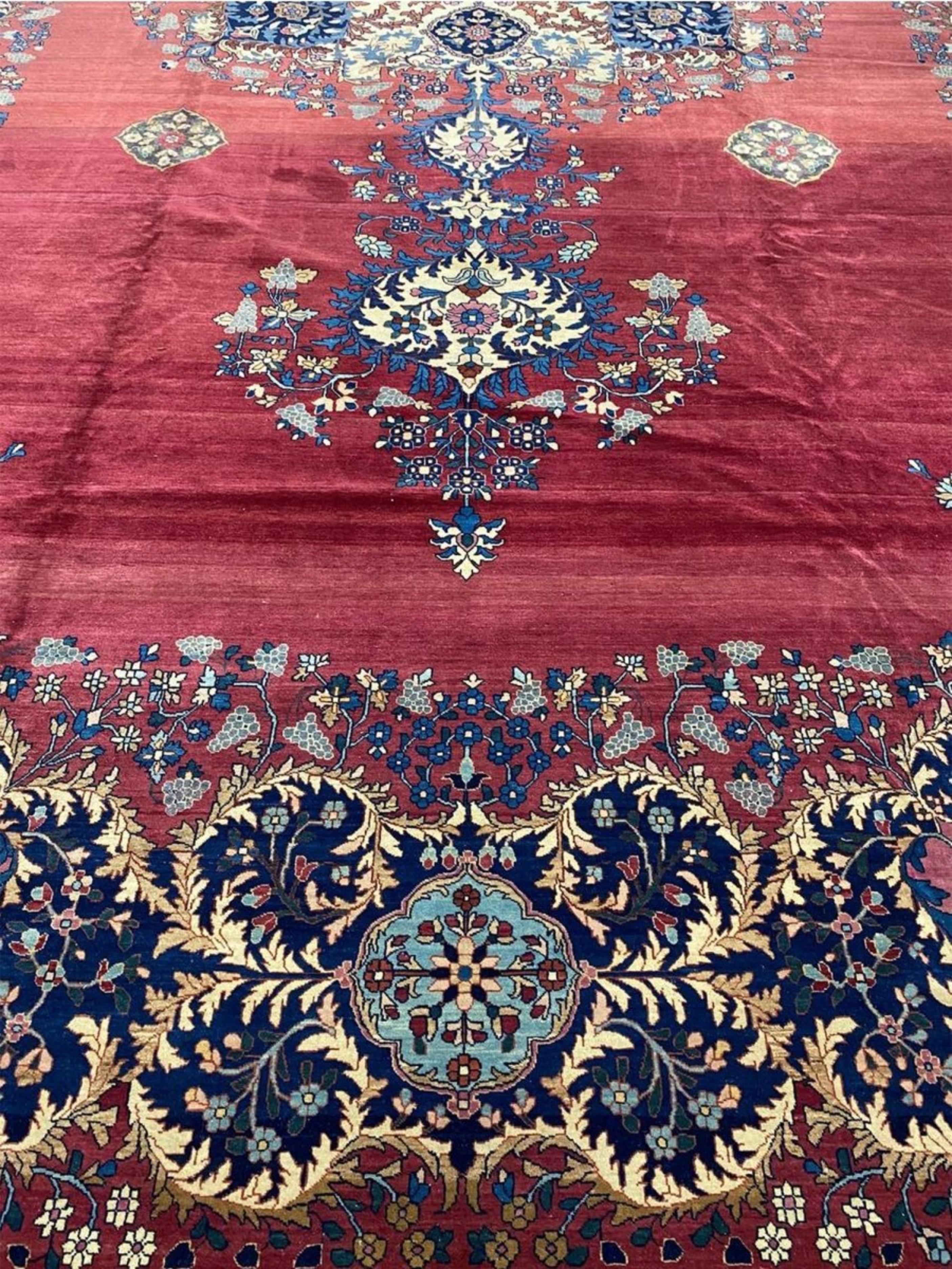 13x20 Antique Khorassan Area Rug en vente 2