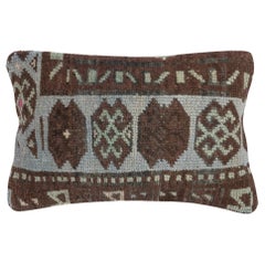 13"x20" Handknotted Turkish Cushion Cover. Throw Pillow. Vintage Toss Pillow