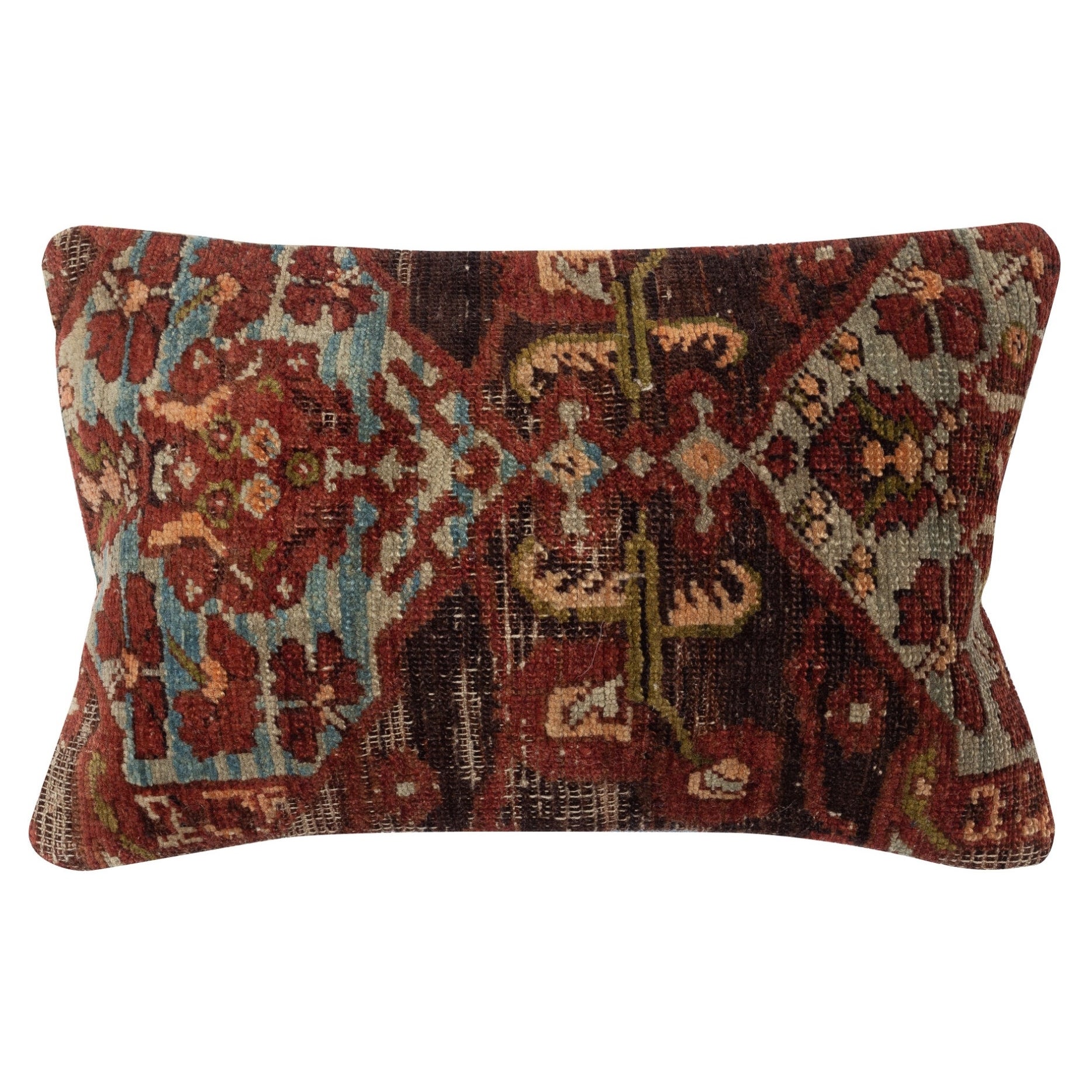 13"x20" Handmade Cushion Cover. Vintage Toss Pillow. Throw Pillow. Lumbar Pillow