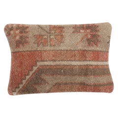 13"x20" Vintage Cushion Cover. Handmade Rug Pillow. Throw Pillow. Lumbar Pillow