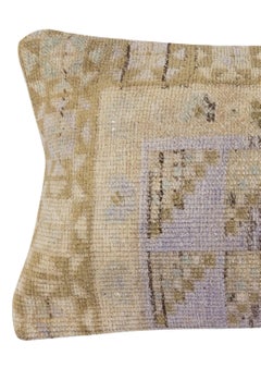 13"x20" Vintage Handmade Turkish Rug Cushion Cover. Rug Pillow. Boho Home Decor