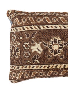 13"x20" Vintage Turkish Cushion Cover. Handmade Rug Pillow. Rustic Lumbar Pillow