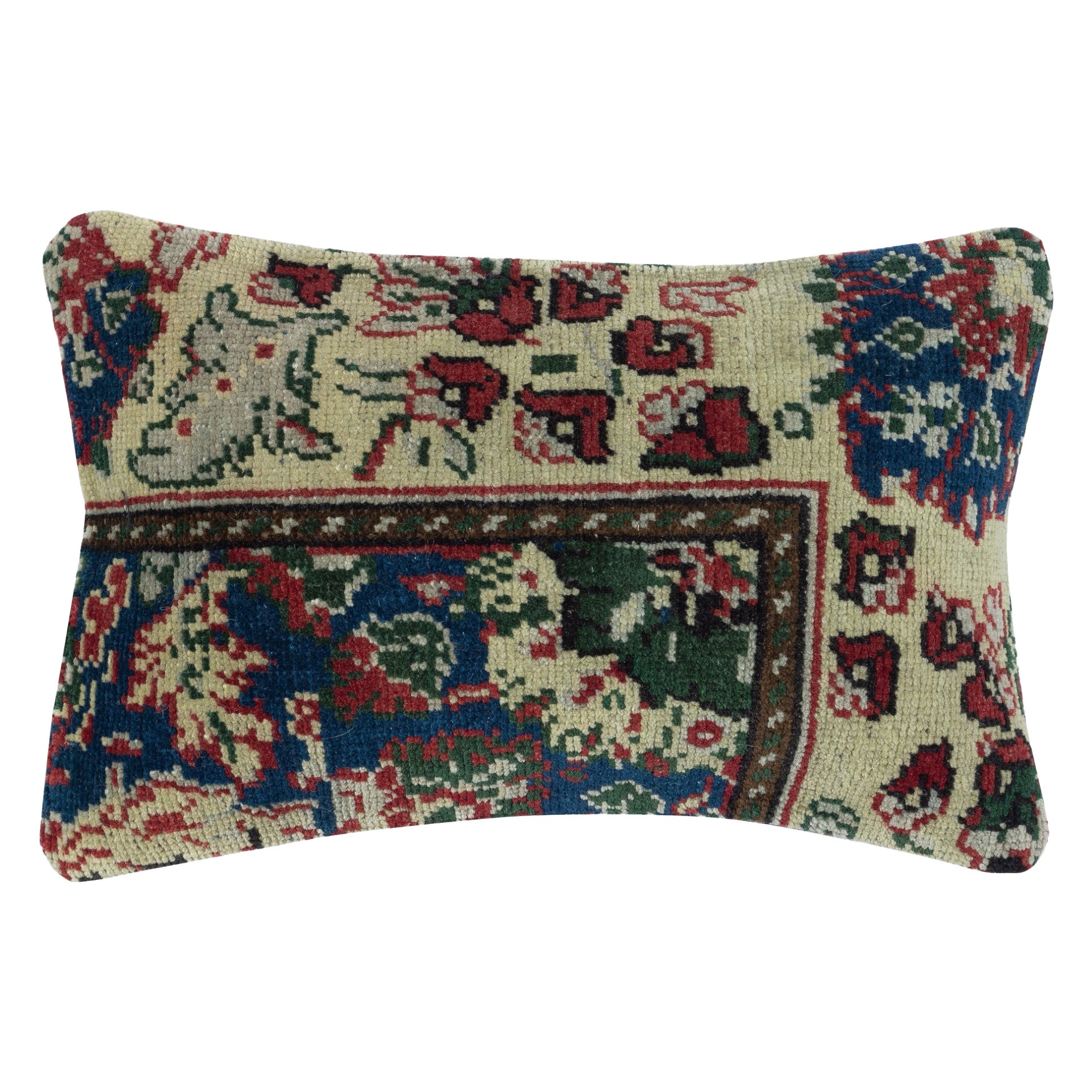 Copri cuscino Vintage Turkish Rug 13 "x20". Copri cuscino fatto a mano Farmhouse Decor