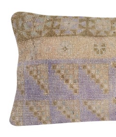 13"x24" Handmade Cushion Cover. Vintage Throw Pillow. Turkish Accent Pillow