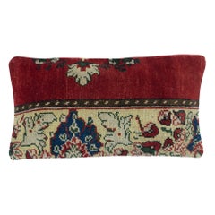 13"x24" Vintage Cushion Cover. Handmade Rug Pillow. Throw Pillow. Lumbar Pillow