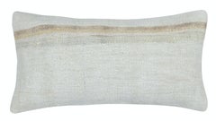 SET DI 2 COPRICUSCINI 13 "x26" - Copricuscini intrecciati a mano. Fodere per cuscini lombari in kilim vintage