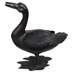 19th Ming Chinese Bronze Duck