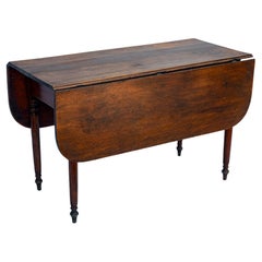 Antique Drop Leaf Cherry Table Circa 19thC