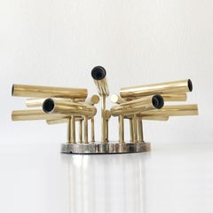 14-Armed Midcentury Sputnik Wall Lamp or Flush Mount by Gaetano Sciolari, 1960s
