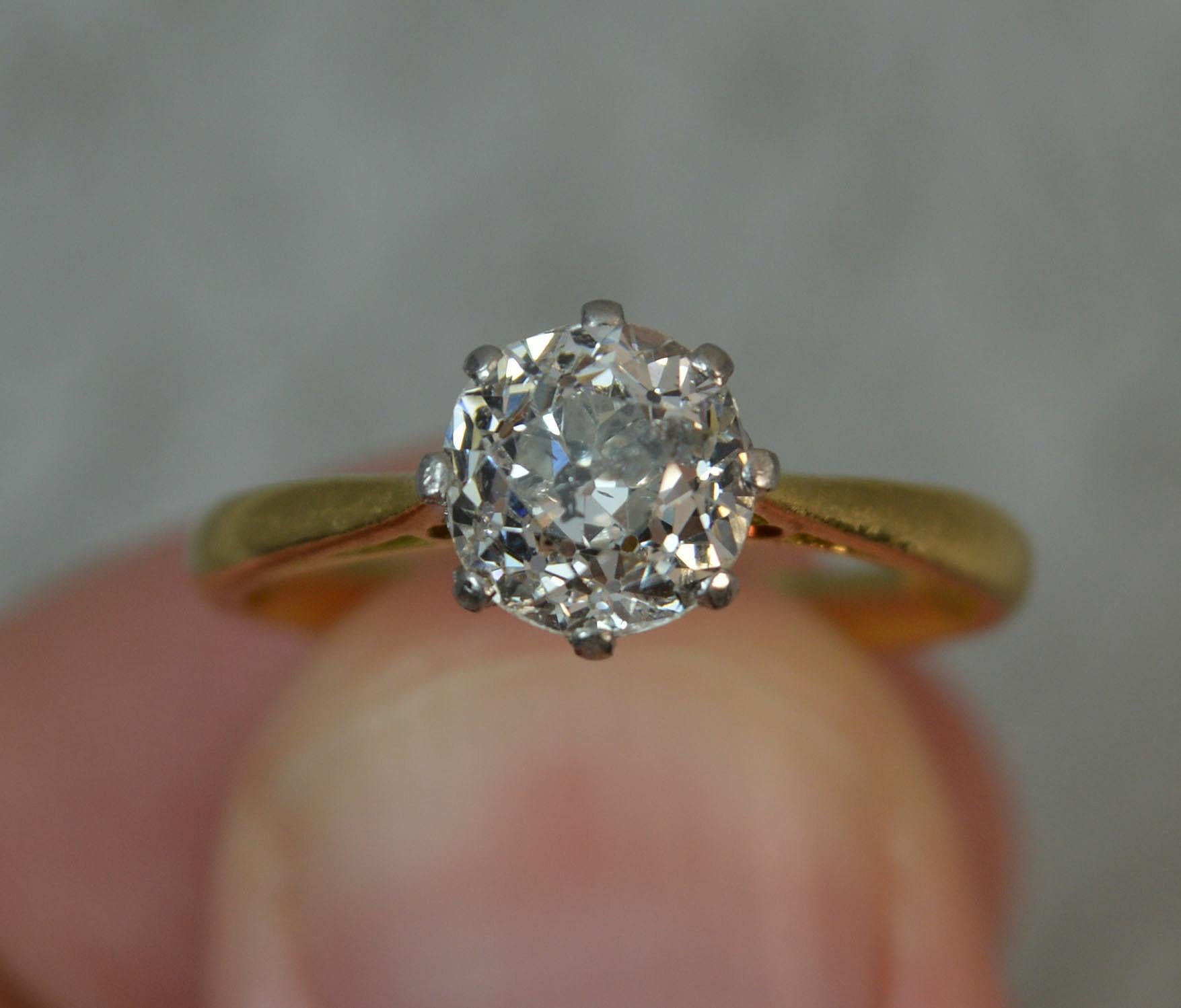 1.4 carat diamond ring