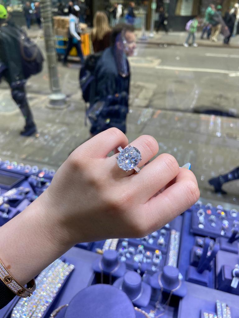 14 carat diamond engagement ring