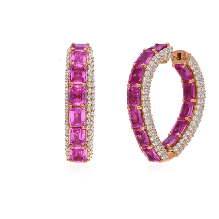 DazzlingRock Collection Donna 14K Rosa piccolo tondo blu zaffiro