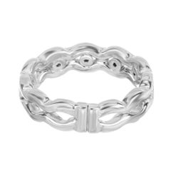.14 Carat Round Diamond 14k White Gold Wedding Band Ring