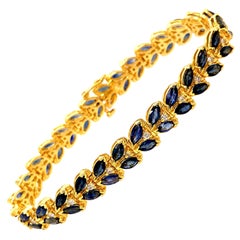 14 Carat Sapphire Bracelet Bangle