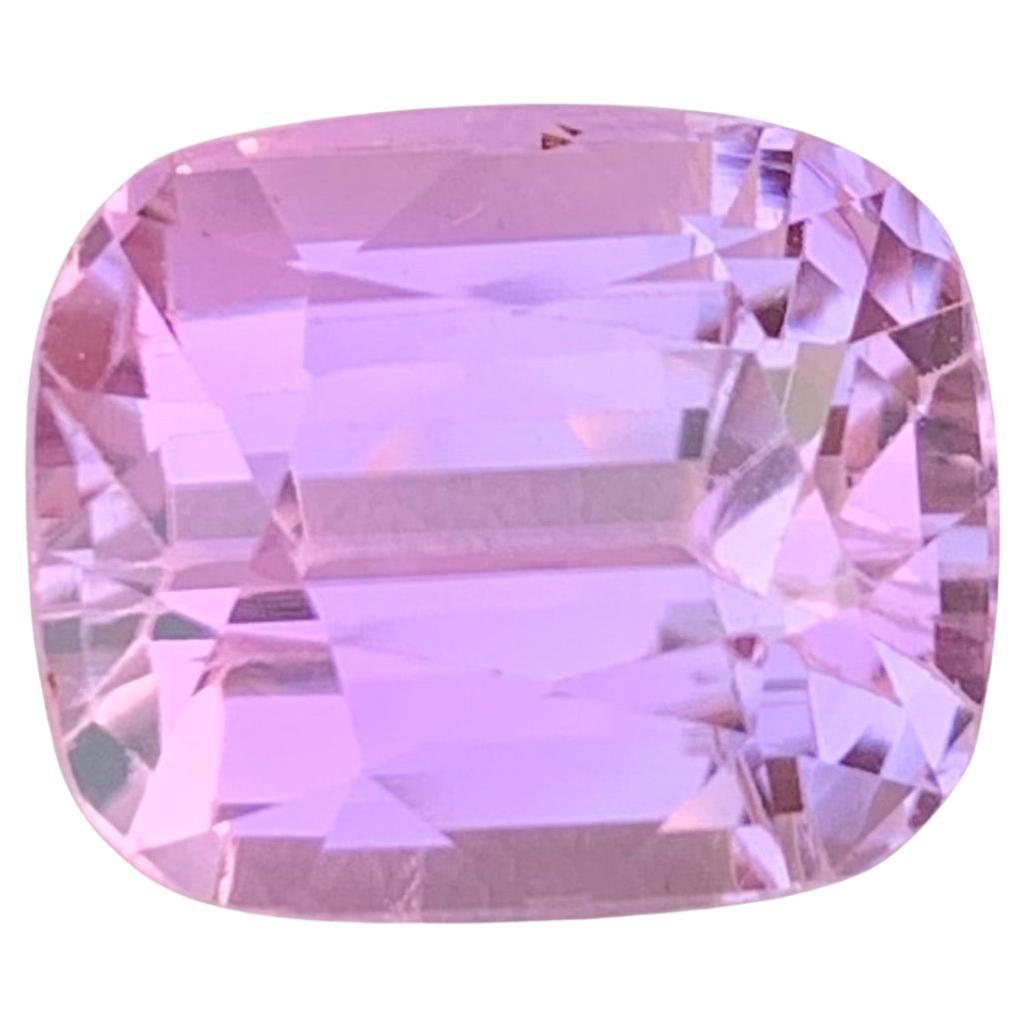 14 Carat Stunning Loose Pink Kunzite Cushion Shape Gem For Jewellery Making
