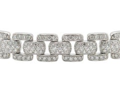 Bracelet à maillons en diamant de 14 carats de Cartier