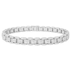 14 Carats Cartier Diamond Link Bracelet