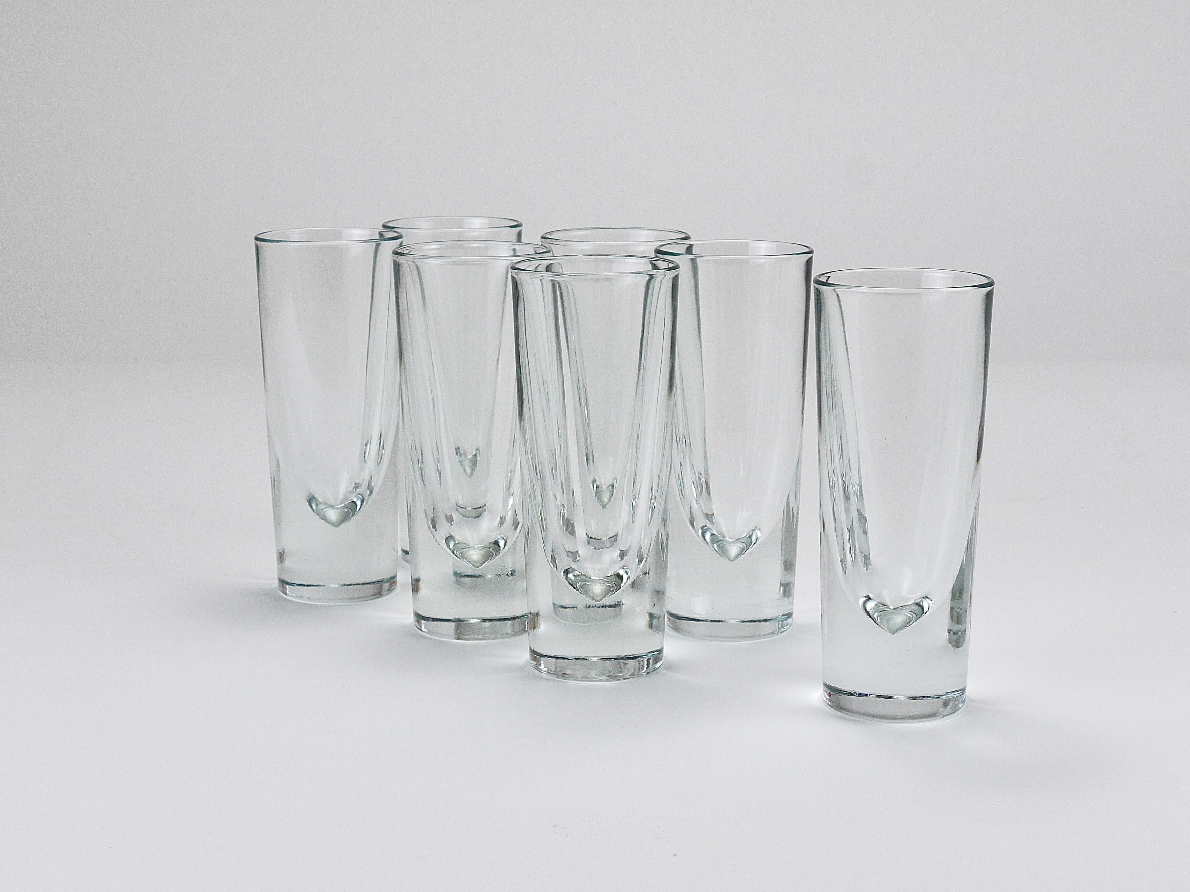 14 Carlo Moretti Massive Aperitif Bar Bullet Trinkgläser, Italien, 1970er Jahre im Zustand „Gut“ im Angebot in Vienna, AT