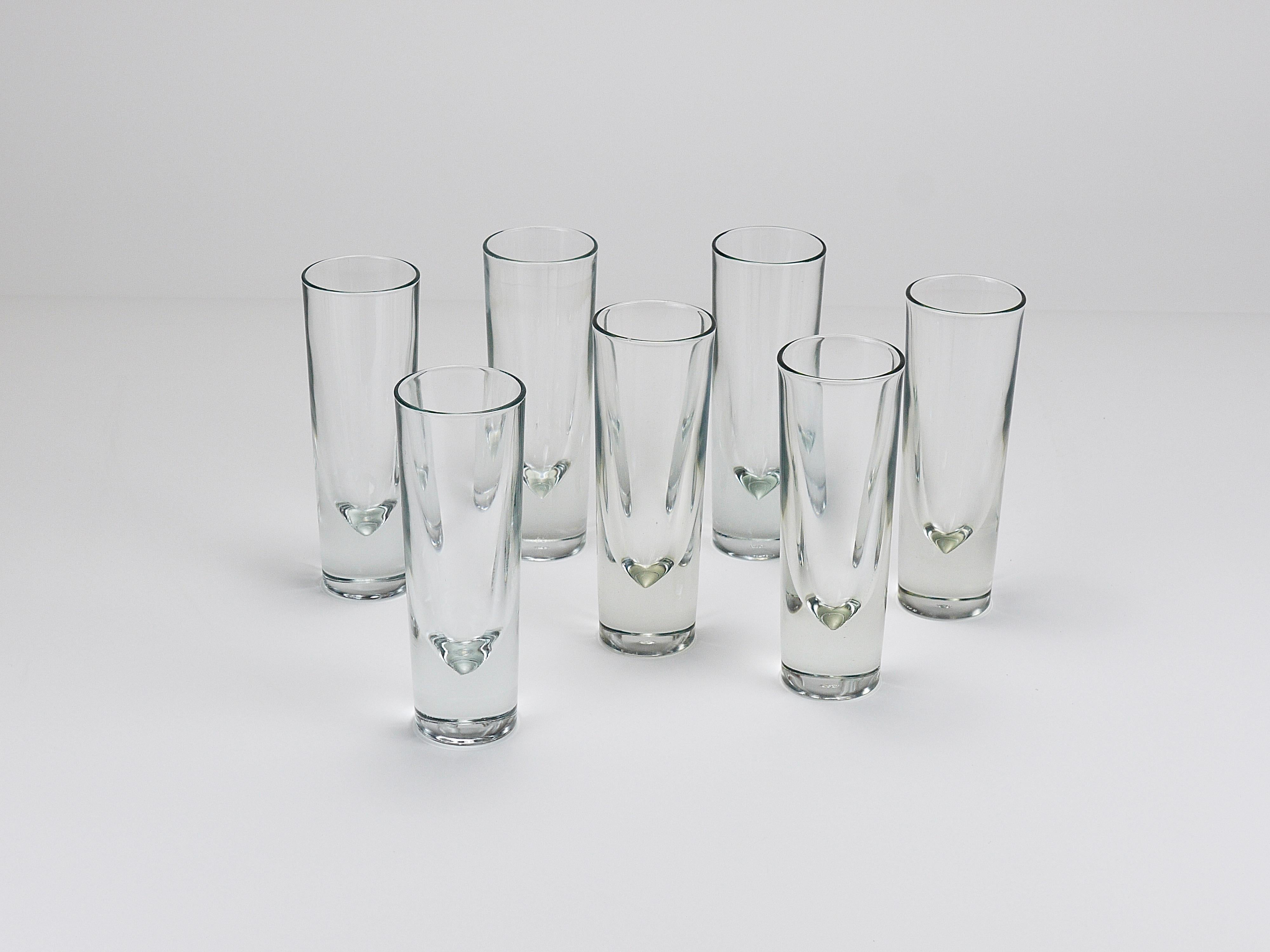 14 Carlo Moretti Massive Aperitif Bar Bullet Trinkgläser, Italien, 1970er Jahre im Angebot 3