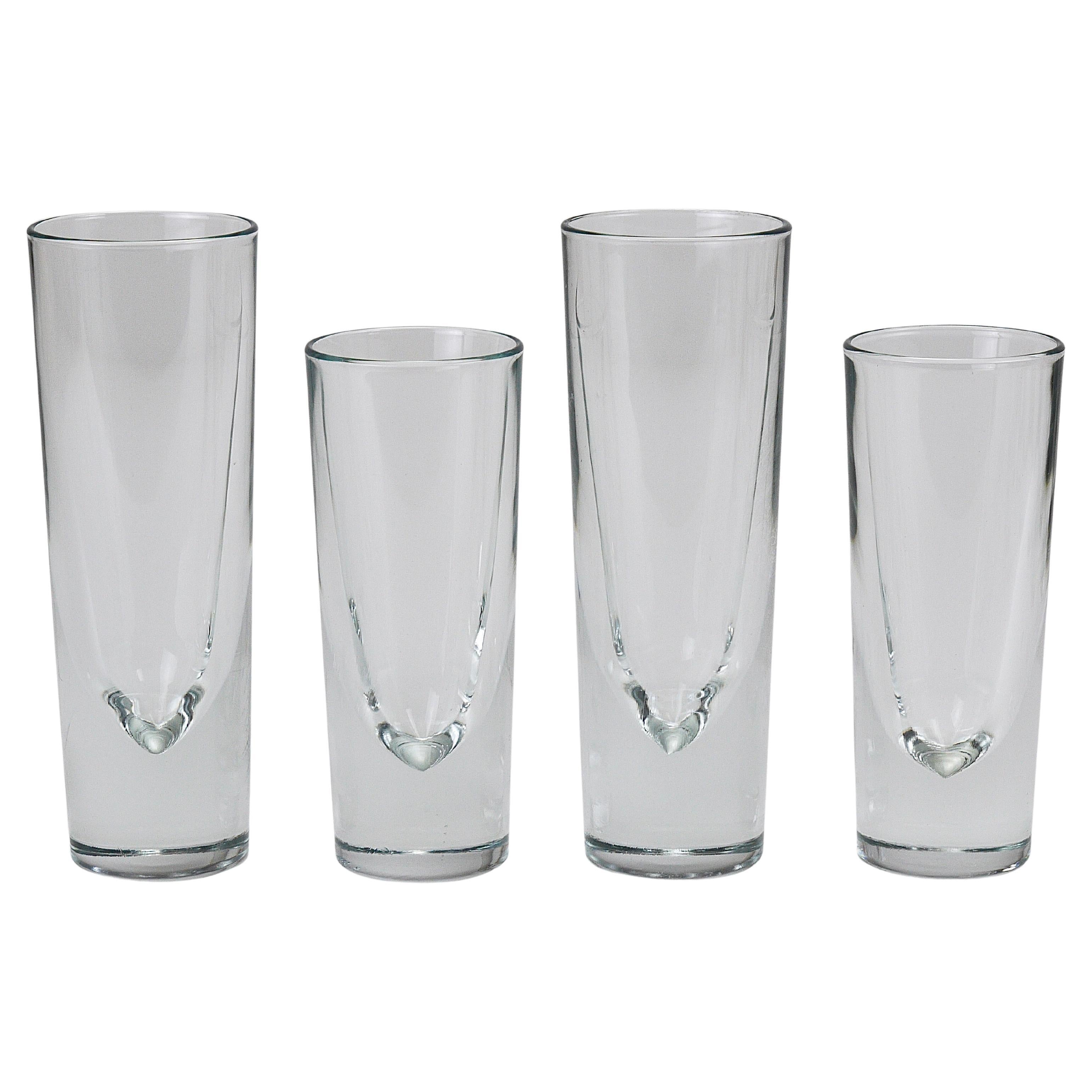 14 Carlo Moretti Massive Aperitif Bar Bullet Trinkgläser, Italien, 1970er Jahre im Angebot