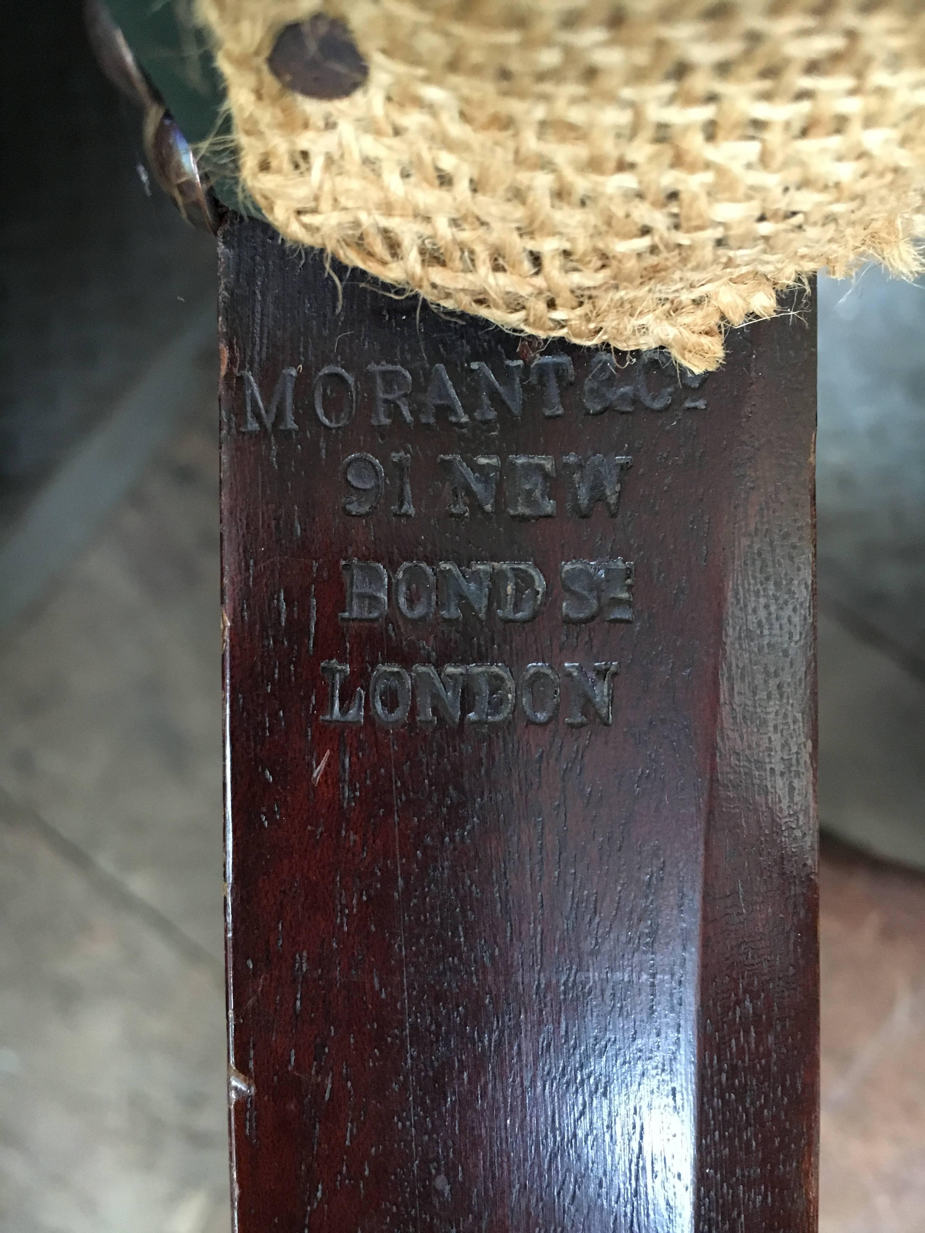 14 Chippendale Style 19th Century Dining Chair by Morant & Co. For Sale 5