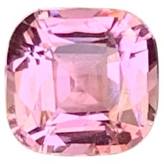 1,4 CRT, pastellrosa Turmalin im Kissenschliff, natürlicher Edelstein für Schmuck