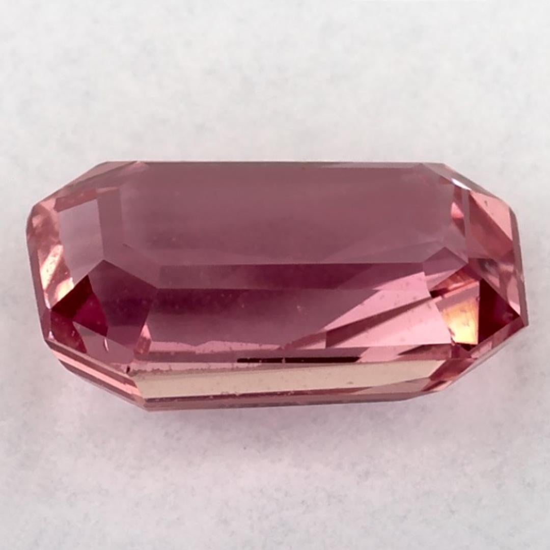 1.4 Ct Pink Sapphire Octagon Cut Loose Gemstone im Zustand „Neu“ im Angebot in Fort Lee, NJ