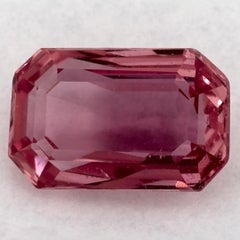 1.4 Ct Pink Sapphire Octagon Cut Loose Gemstone