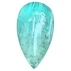 14 cts Paraiba Shade Turmalin Teardrop Shape Flach Cabochon für Anhänger Schmuck