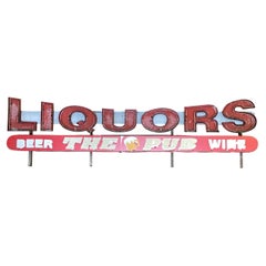 14 Foot Liquors Antique Neon Sign