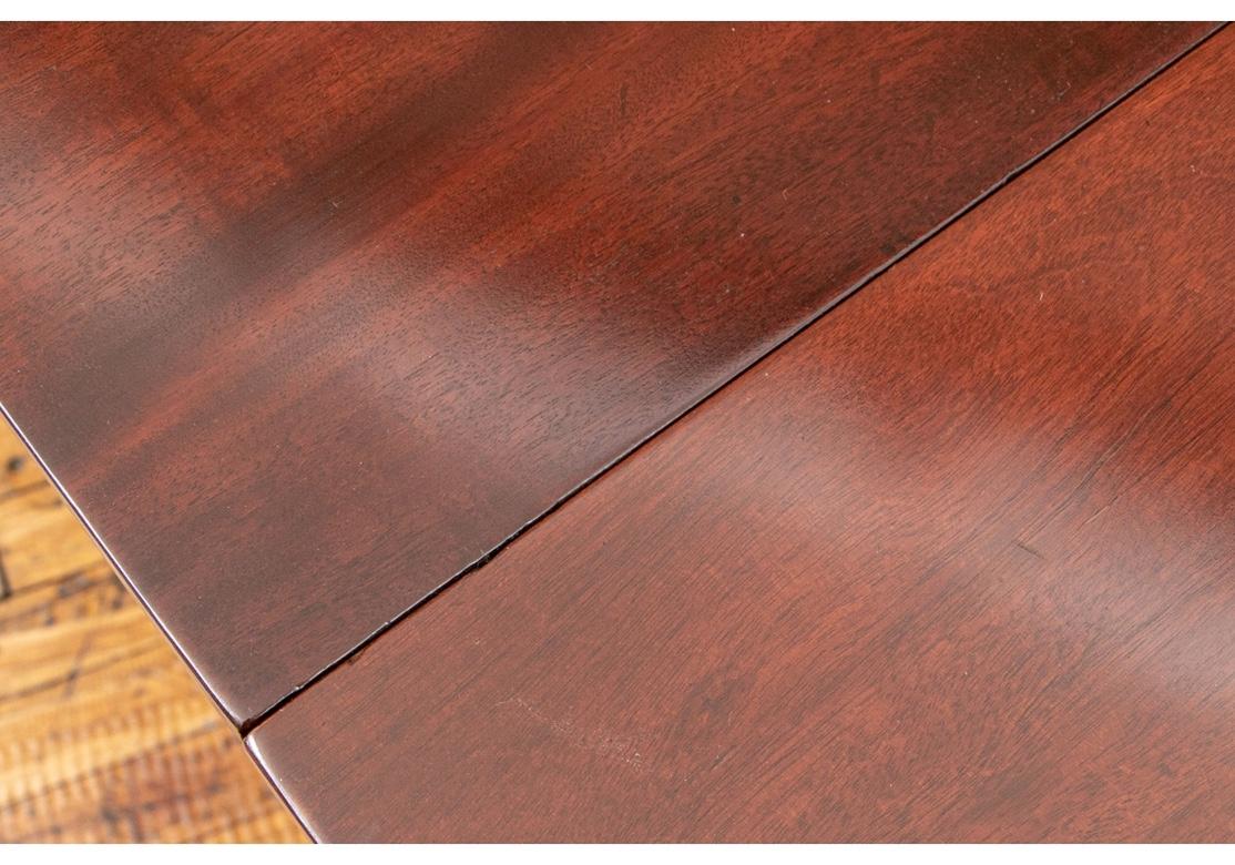 long mahogany dining table