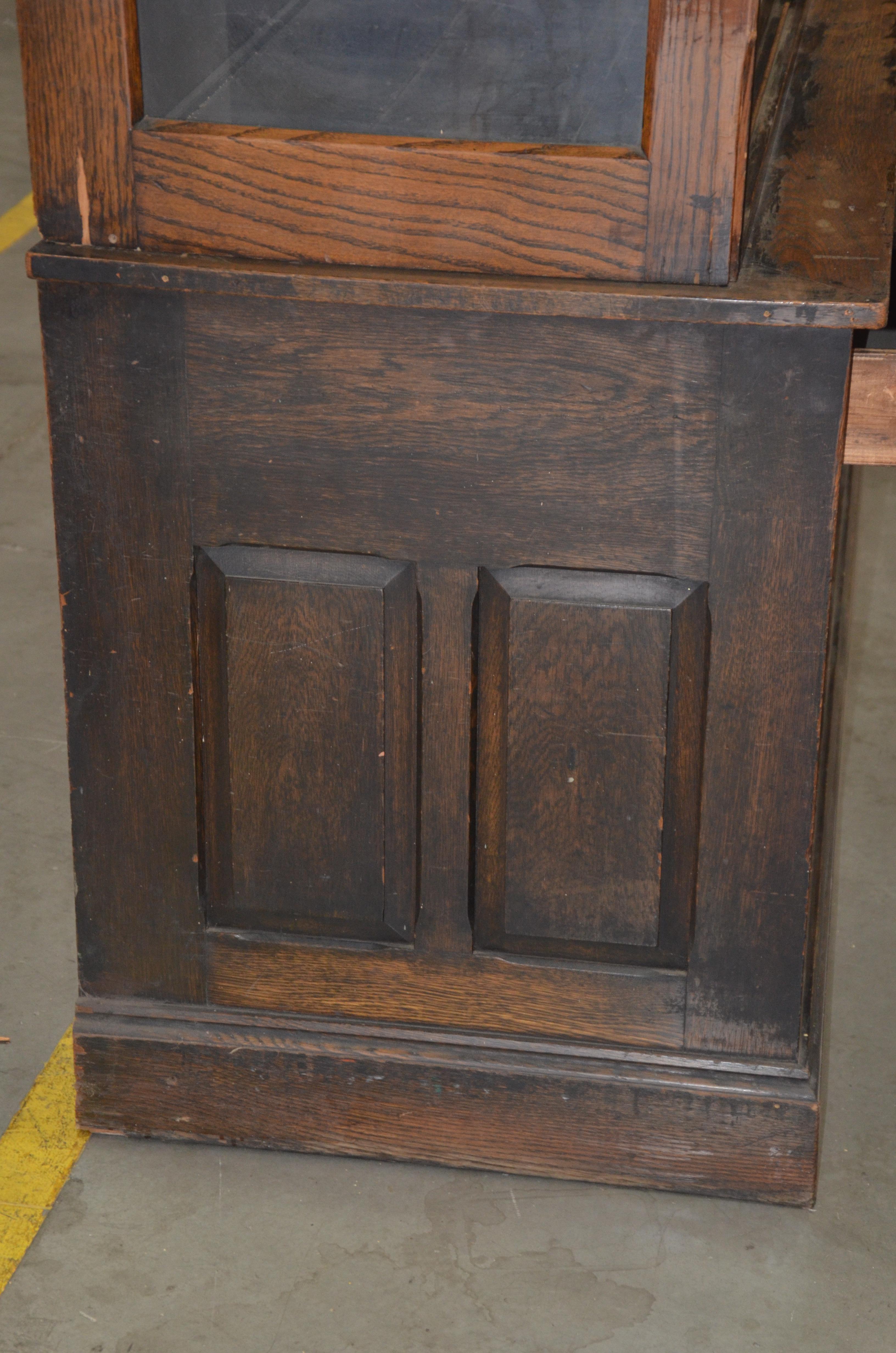 antique general store cabinet