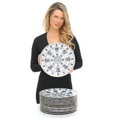 14 Fornasetti for Rosenthal Palladiana Pattern Chargers / Plates