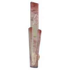 14 Grams Double Terminated Tourmaline With Albite And Microlite From Afghanistan