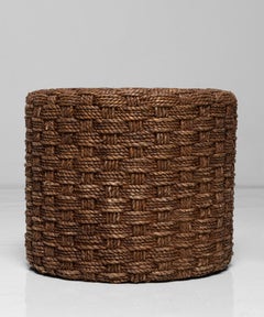 14 Inch Tall Rope Stools, France Circa 1970