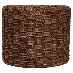 14 Inch Tall Rope Stools, France Circa 1970