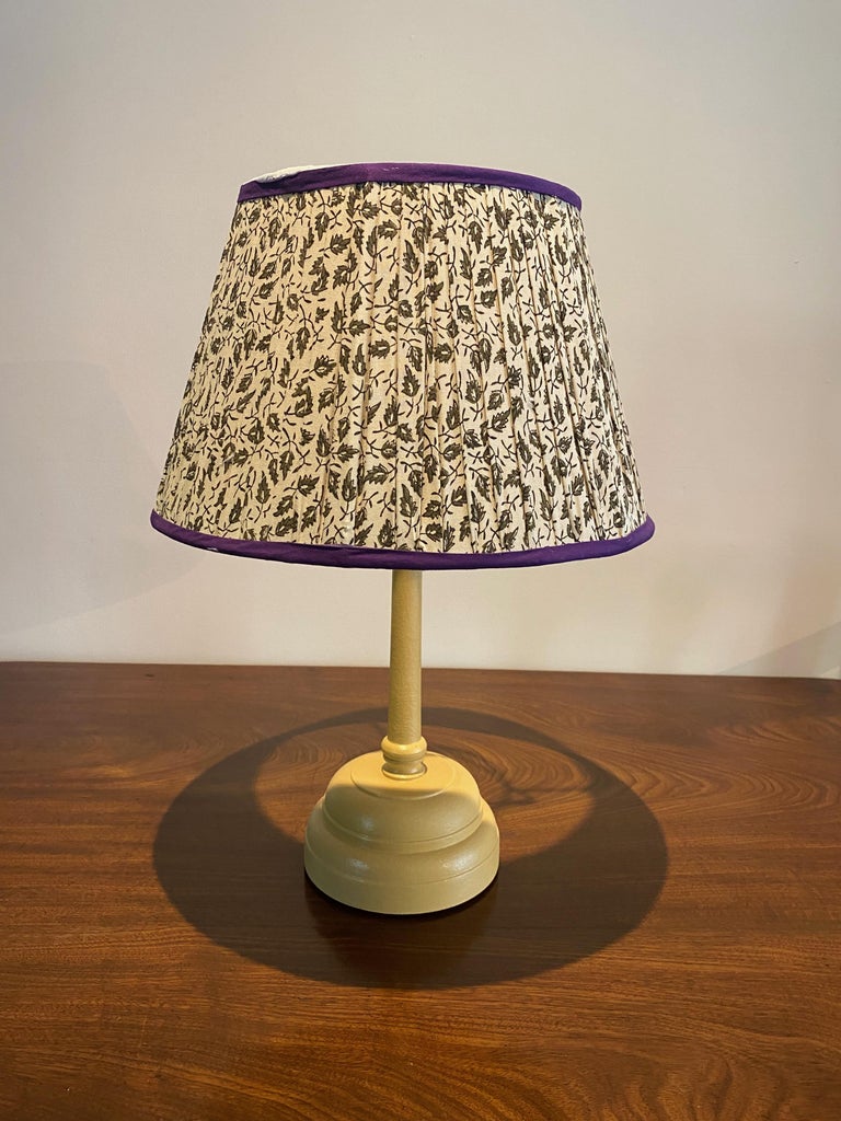 14” Indian Sari Lampshade with Duplex Fitting For Sale at 1stDibs