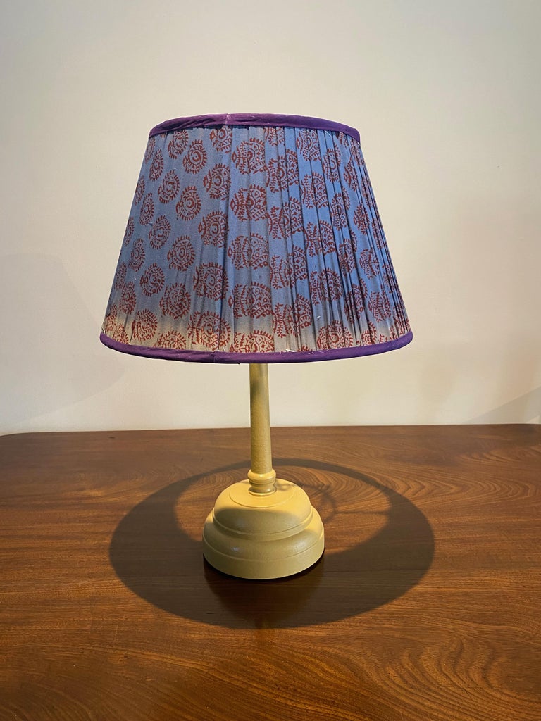 14” Indian Sari Lampshade with Duplex Fitting For Sale at 1stDibs
