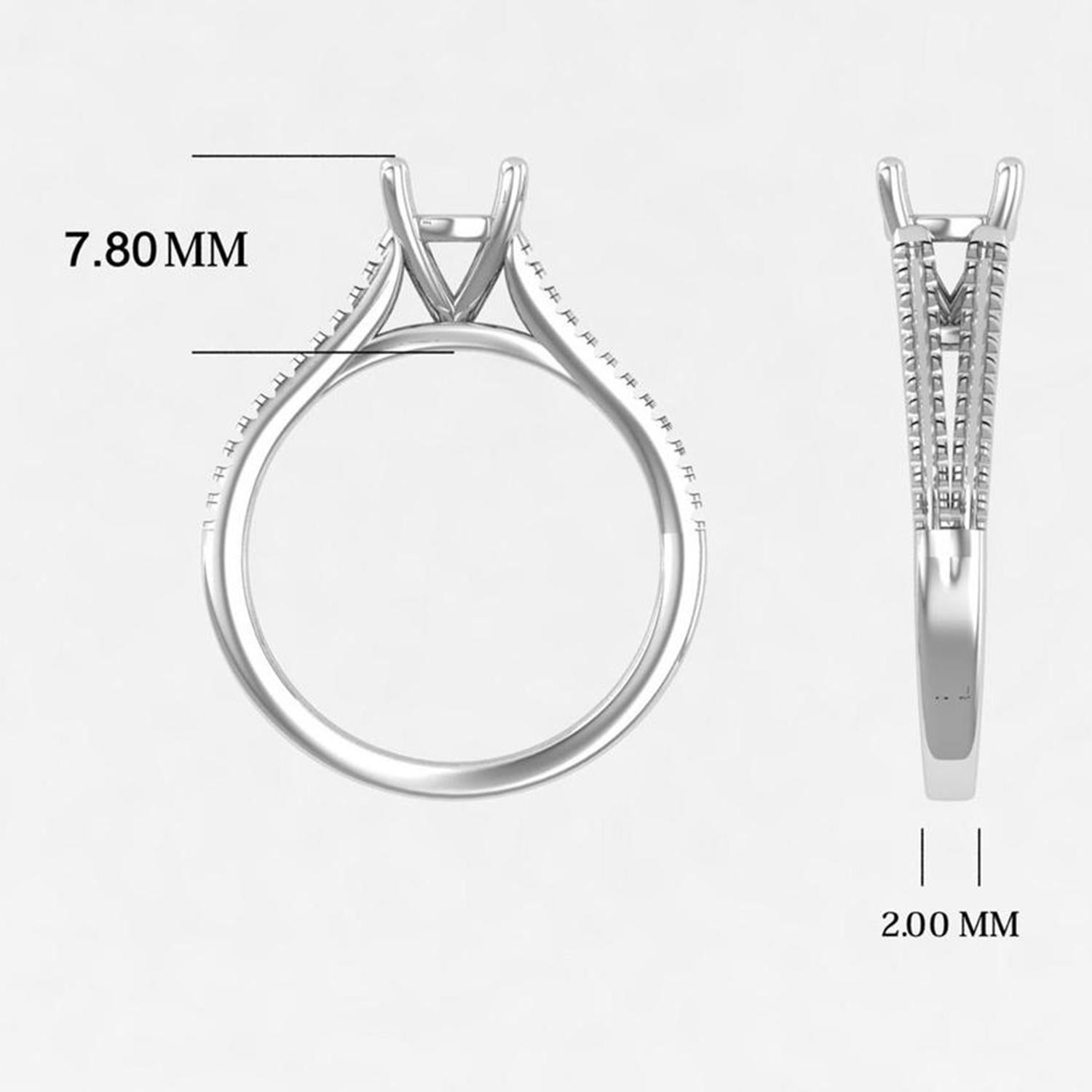 14 K Gold Blauer Topas Ring / Diamant Solitär Ring für ihr im Angebot 2